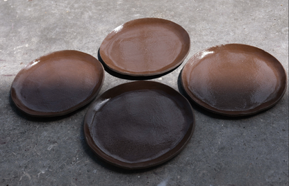 BREAKFAST PLATE - brown